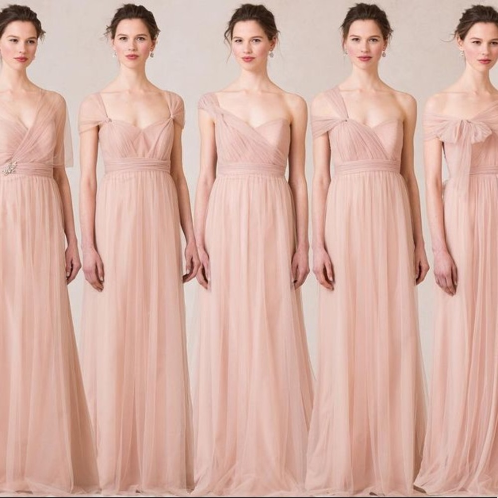 Jenny Yoo Annabelle Convertible Bridesmaid Dress Soft Pink